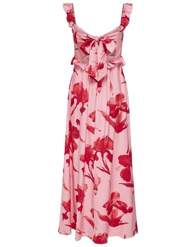 Only - ONLHyaci Frill Kjole - Pink Icing